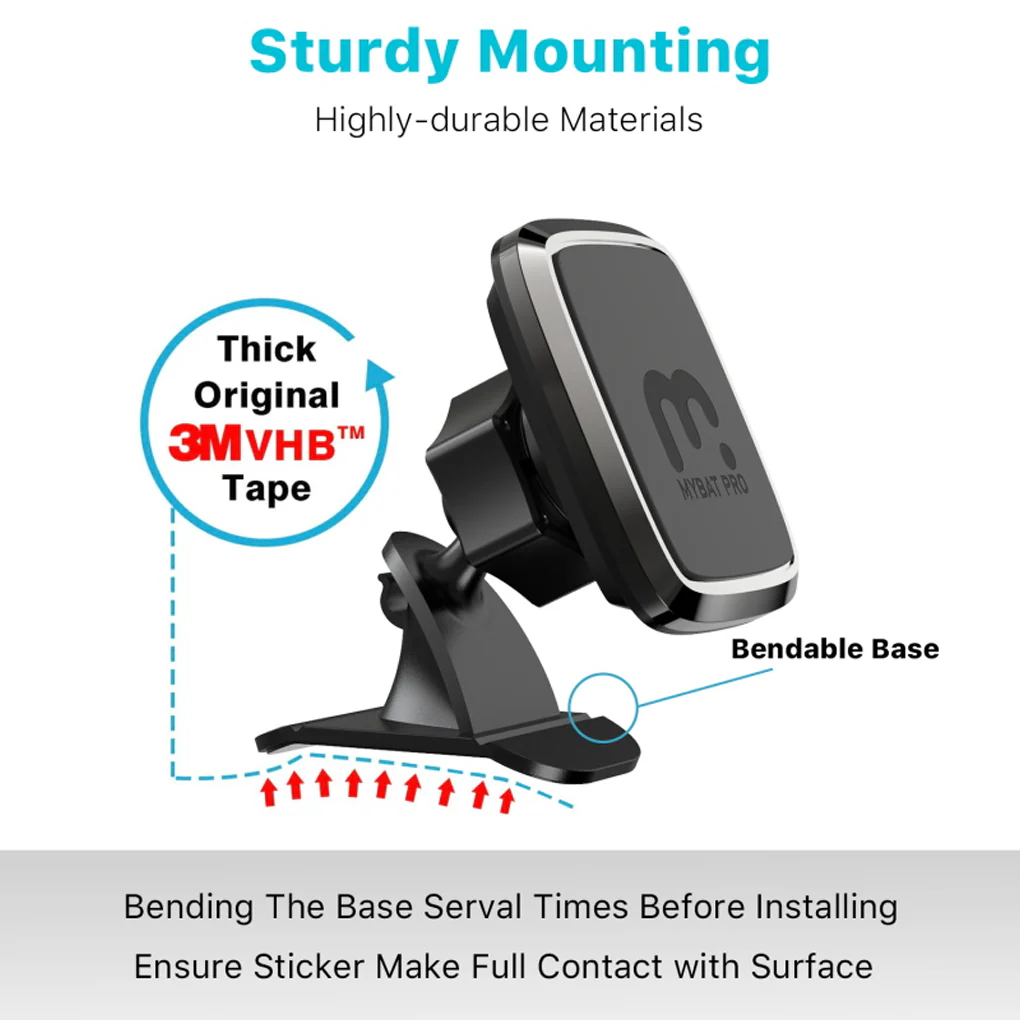 3-in-1 Magnetic Phone Car Mount - Image 4